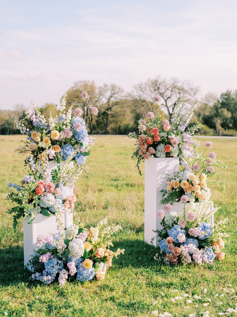 Private estate wedding